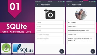 SQLite Android Course  Part 01  Add Record [upl. by Aihselat]