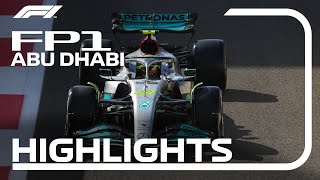 FP1 Highlights  2022 Abu Dhabi Grand Prix [upl. by Asilrak]