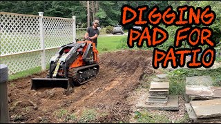 140 Cormidi Mini Skid Steer Digging Pad for Patio [upl. by Leunamesoj]