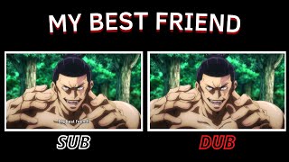 Jujutsu Kaisen  quotBesto Friendoquot by Toudou in SUB and DUB [upl. by Aiyotal]