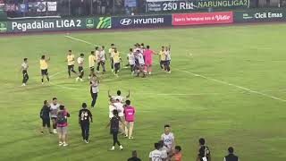 Ricuh Akhir laga PSPS Pekanbaru vs Persiraja Banda Aceh [upl. by Kellina383]