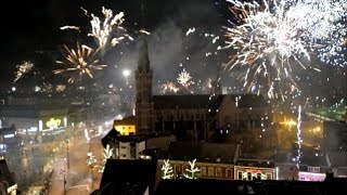 Timelapse vuurwerk boven Nederland [upl. by Neelra]