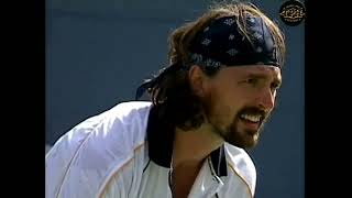 Here is the fourth set of the Round of 16 match between Rafter and Ivanisevic at the 1998 Us Open [upl. by Funch]