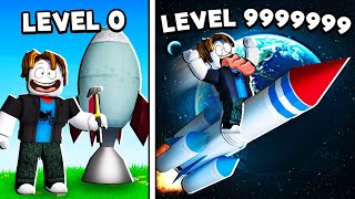 LOGGY BUILT A SUPER ROCKET TO GO TO SPACE  ROBLOX [upl. by Aneehs]