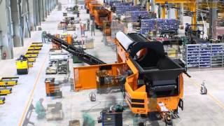 Doppstadt  Aufbau Fertigung im Zeitraffer  buildup assembly line in timelapse [upl. by Eentruoc]