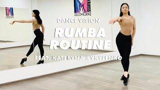 Learn This Rumba Routine with Kateryna Kyrylenko  International Latin  Ballroom Dance Lesson [upl. by Kelsy]