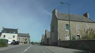 Driving On Route du Rhun amp Route du Car Ferry D58 29680 Roscoff Finistère Brittany France [upl. by Tedi]