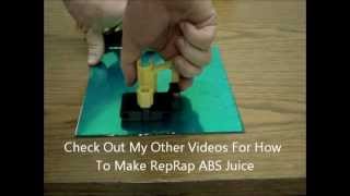 Vision 3d Printer How to remove Large ABS Parts from 3d Printer Build Surface [upl. by Reede]