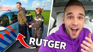 24 UUR RUTGER PRANKEN Opgepakt Door De Politie [upl. by Atilrac]