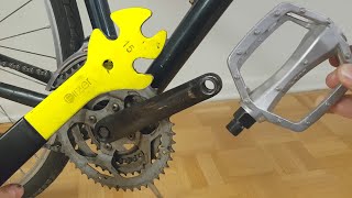 How to Remove and Reinstall the Pedals on a Bicycle [upl. by Holman]