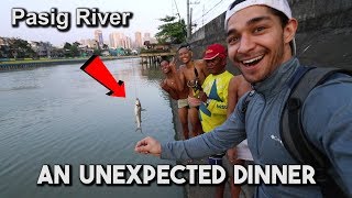 Fishing at Pasig River I Had Dinner with the Batang Ilog [upl. by Andria]