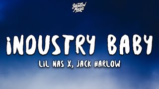 Lil Nas X  Industry Baby Lyrics ft Jack Harlow [upl. by Sremlahc]