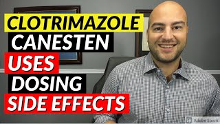 Clotrimazole Canesten  Uses Dosing Side Effects  Pharmacist Review [upl. by Leopoldeen]