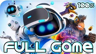 Astro Bot Rescue Mission Walkthrough 100 FULL GAME Longplay PS4 PSVR [upl. by Pennebaker]