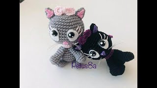 Gato en crochet amigurumis by Petus [upl. by Bluh]