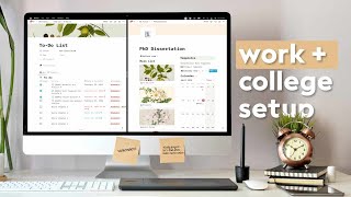 Plan Your PhD With Notion  Free Template [upl. by Convery]