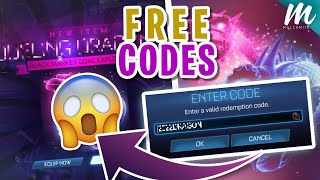 2024 EVERY FREE REDEEMABLE CODE ON ROCKET LEAGUE [upl. by Nye]