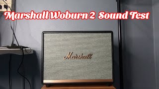 marshall woburn 2 sound test [upl. by Ygiaf236]