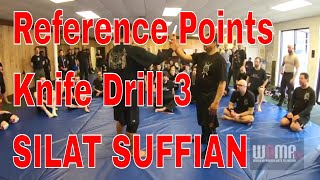 Reference Points Knife Drills 3 SILAT SUFFIAN Maul Mornie USA [upl. by Rehportsirhc]