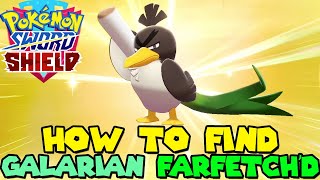 How to find GALARIAN FARFETCHD in Pokemon Sword amp Shield  Galarian Farfetchd Location [upl. by Hasseman99]