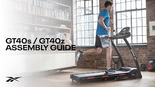 Reebok GT40sGT40z One Series Treadmill – StepbyStep Assembly Guide [upl. by Macomber758]