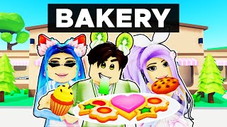 Opening our BAKERY in Roblox [upl. by Tserof331]