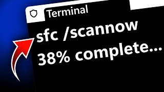 What Does SFC SCANNOW Do [upl. by Tterrej]