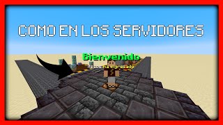 MENSAJE DE BIENVENIDA MINECRAFT 1171 [upl. by Kellen704]