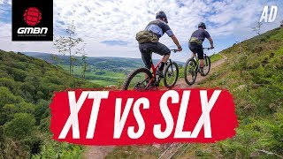 New Shimano XT Vs SLX  Whats The Difference [upl. by Amoritta722]