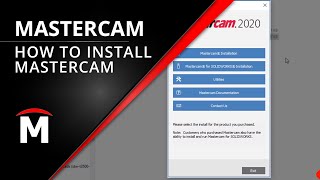 How to Install Mastercam 2020 [upl. by Yelena650]