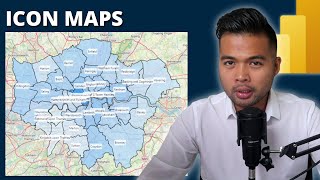 How to use ICON MAP to visualise GeoJSON files in POWER BI  INTERACTIVE MAPS w BASEMAPS AND MORE [upl. by Dodi]