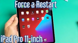 iPad Pro 11in How to Force a Restart Forced Restart [upl. by Sosanna32]