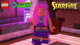 LEGO DC Super Villains Starfire Unlock  Free Roam Gameplay [upl. by Eiramanit]