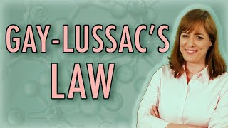 Chemistry GayLussacs Law Gas Laws with 2 example problems [upl. by Arianna]