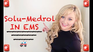 EMTParamedic Medication Notecards  SoluMedrol [upl. by Ahsurej482]