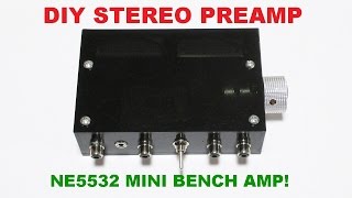 DIY stereo preamplifier design amp build [upl. by Sullivan148]