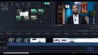 Barashada Filmora Video Editing  1  Download and Program Interface [upl. by Enitsyrk]