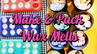 Make DeMould amp Pack Wax Melts at Home [upl. by Odlanier60]