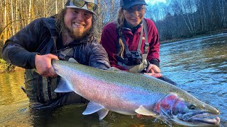 MONSTER STEELHEAD Fishing In The RAINFOREST [upl. by Rufena]