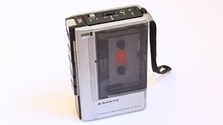 Sanyo M1001A Cassette Tape Recorder [upl. by Arikahc876]