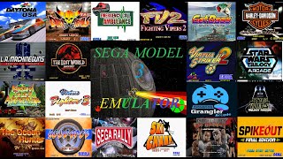 Sega Model 3 Emulator Full Rom Set 4K Read Discription  Gameplay [upl. by Hendren971]