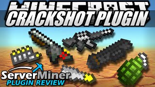 How to make guns in Minecraft with CRACKSHOT Plugin [upl. by Dauf]