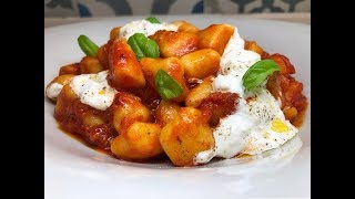 GNOCCHI ‘NDUJA E BURRATA  CUCINANDOMELAGODO [upl. by Kcirret484]