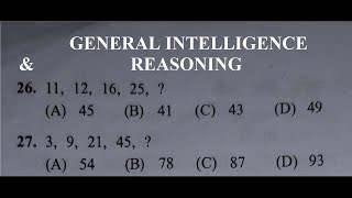 GENERAL INTELLIGENCE amp REASONING  Reasoning Previous year solved question paper of SSC  Part 33 [upl. by Rao954]