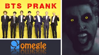 BTS Prank on OMEGLE  BTS Jumpscare Prank  SIBINISM [upl. by Ardolino]