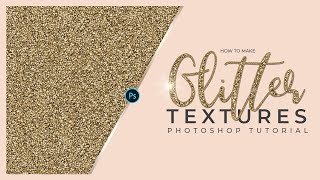 GLITTER PHOTOSHOP TUTORIAL Basic Glitter Texture [upl. by Nored273]