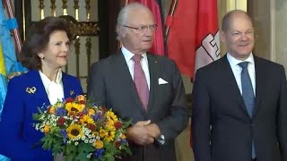 Hoheitlicher Besuch Königin Silvia und König Carl Gustaf von Schweden in Hamburg [upl. by Ennayt]