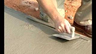 Edging Trowels Finishing Tools Video—ConcreteNetworkcom [upl. by Tristam]