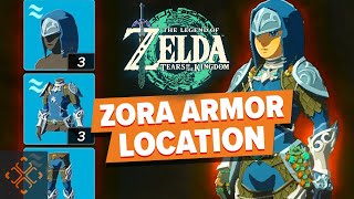 The Legend Of Zelda Tears Of The Kingdom  How To Find The Complete Zora Armor Set [upl. by Notyalk]