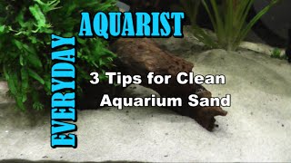 3 Tips for Clean Aquarium Sand [upl. by Ysac]